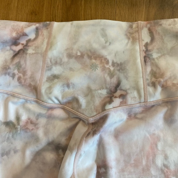 Athleta Elation 7/8 Tight Snow Dye Rosario Pink, Size 1X - Picture 4 of 12